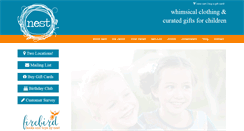 Desktop Screenshot of nestchildrensboutique.com
